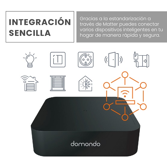 el domondo bridge está compatible con el estándar de hogar inteligente Matter