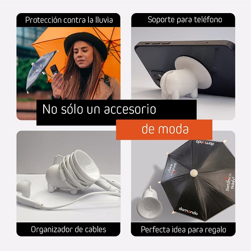 soporte para sombrilla para teléfono celular 