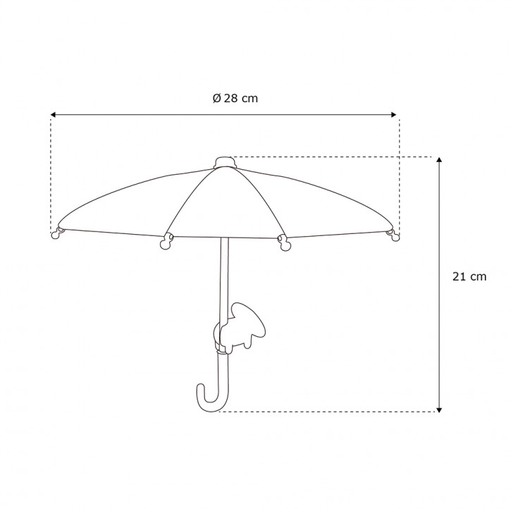 Parasol para teléfono móvil