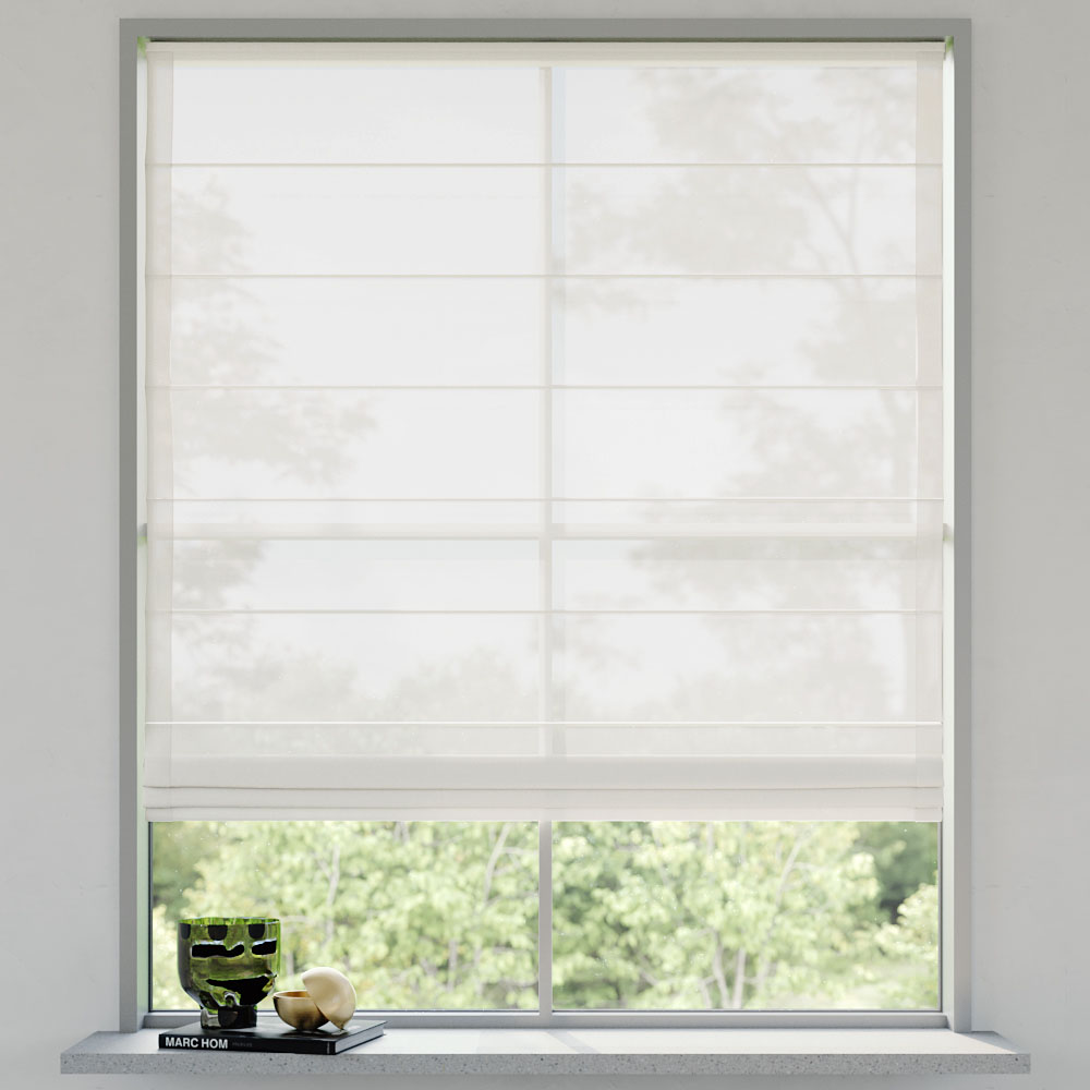 Estor Plegable Transparente, Easy, A Medida, Coco rallado