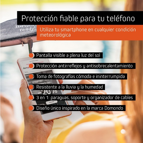 paraguas para teléfonos móviles