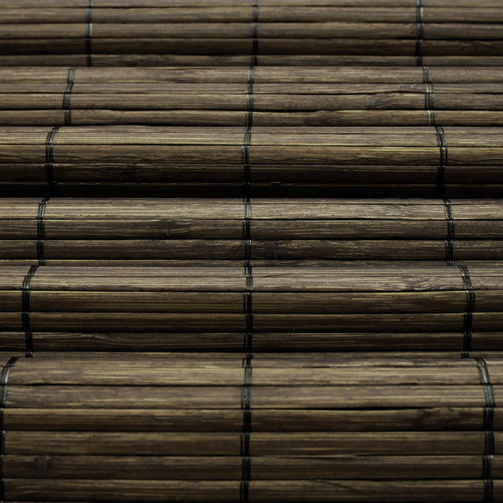 Estor Enrollable de Bambú, Producto Terminado, Marrón oscuro, 60 x 160 cm
