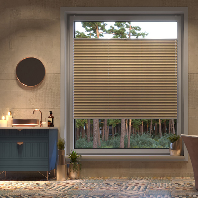 CORTINAS PLISADAS BLACKOUT: IDEALES PARA CUARTOS DE BAÑO